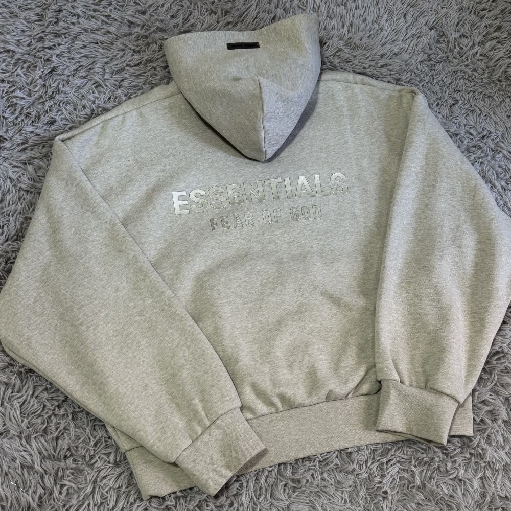 Essentials Hoodie Heather Stone