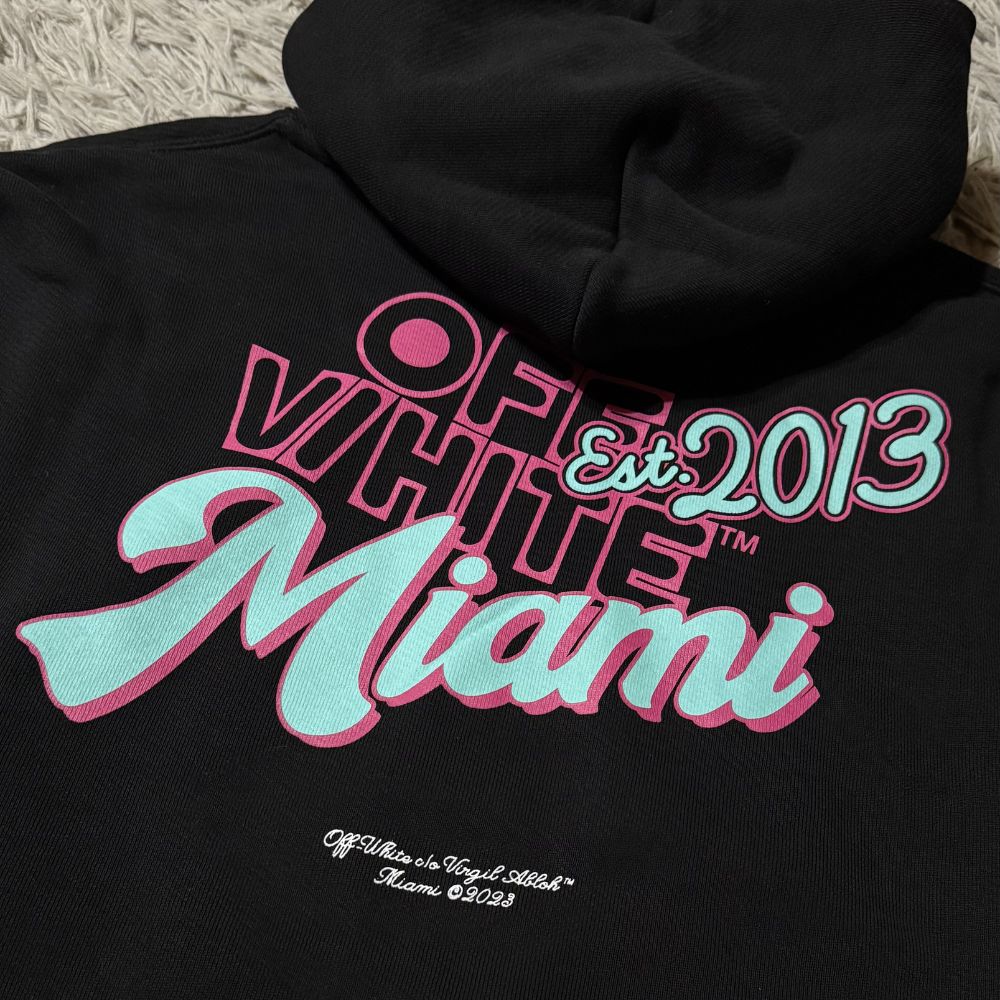 Off White Hoodie Edition Miami Black