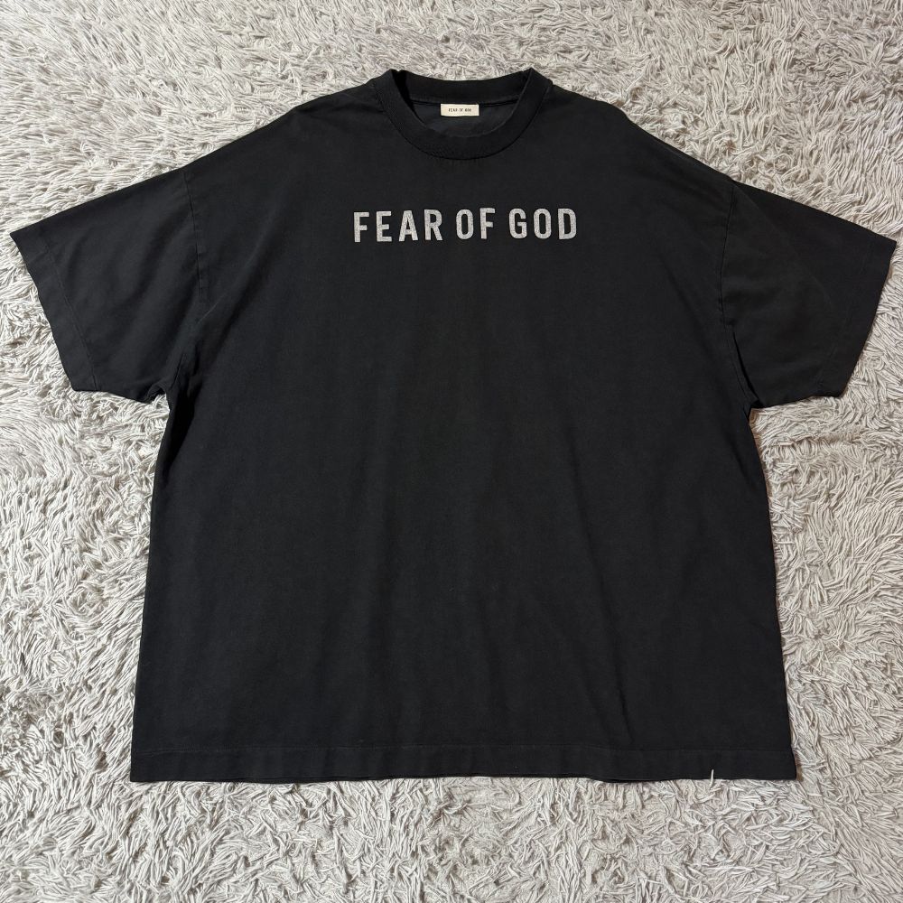 Fear Of God Tee Oversize Logo Print