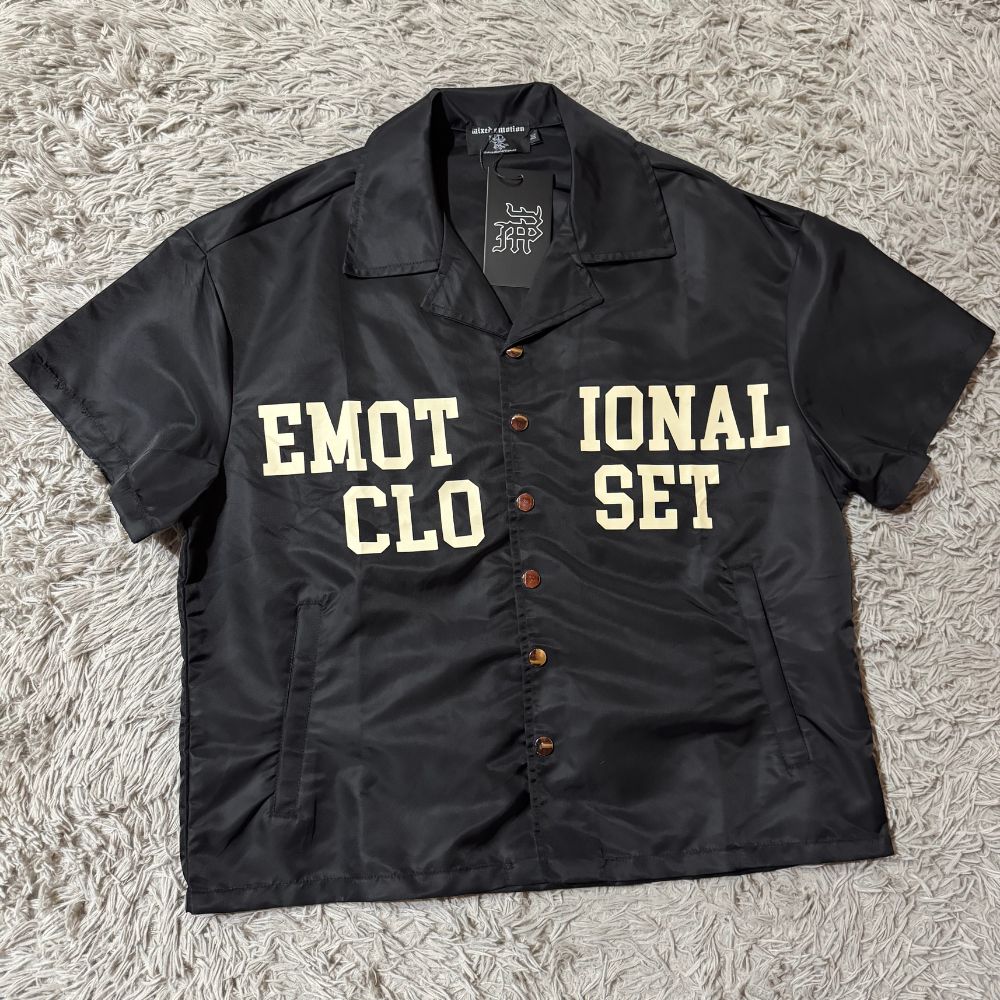 Mixed Emotions Nylon Shirt Black